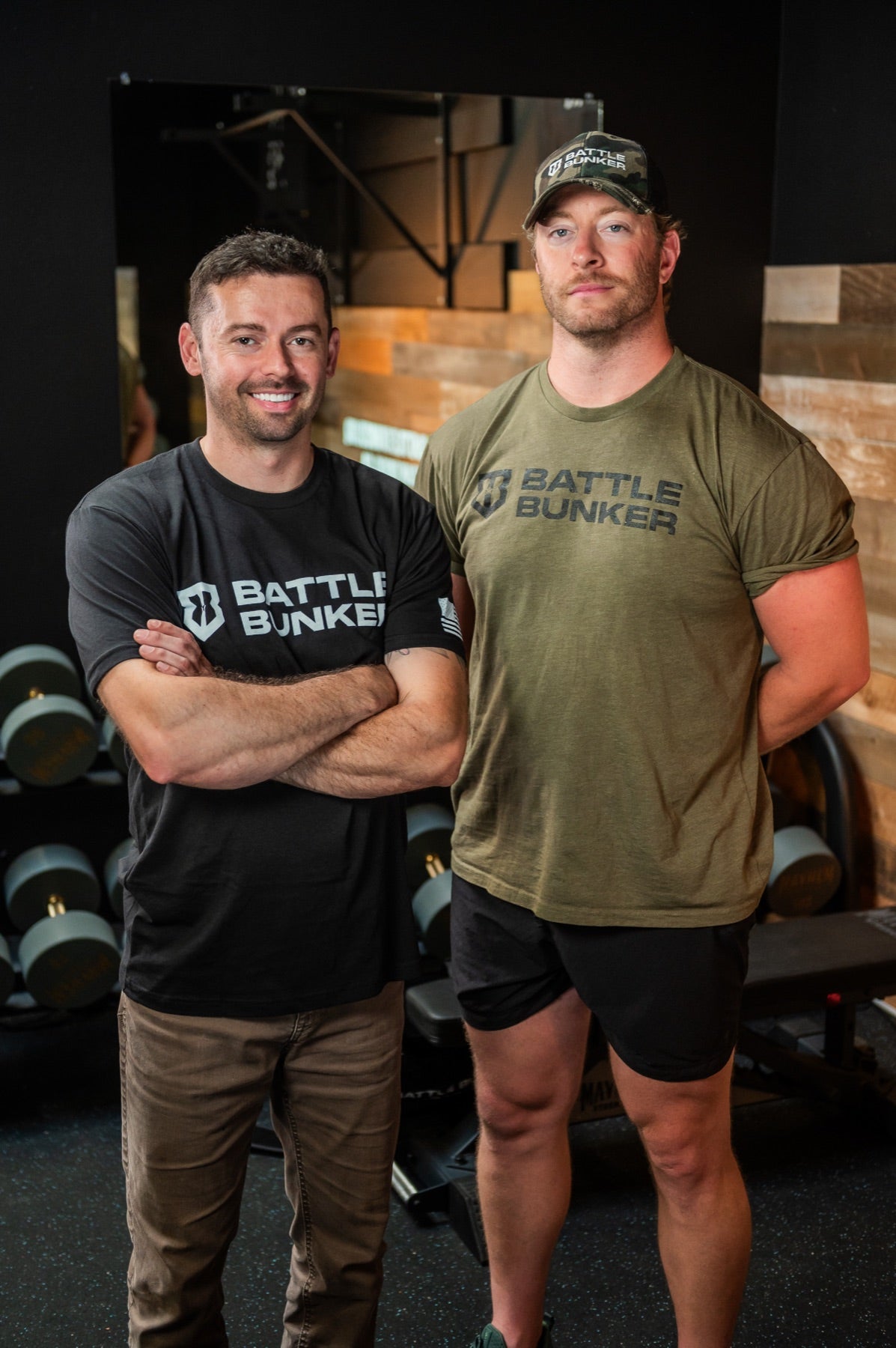 Austen Alexander and Michael Eckert at Battle Bunker