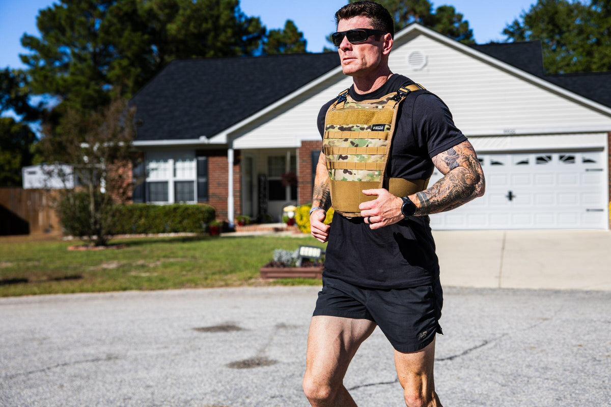 Dan Fahey of Gritty Soldier running
