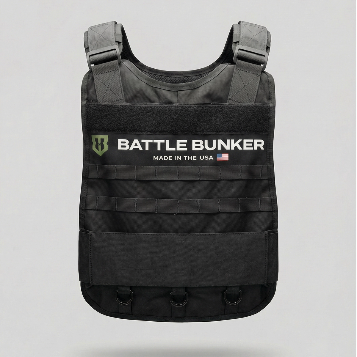 Battle Bunker Hybrid Weight Vest MK2 back view