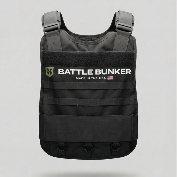 Battle Bunker Hybrid Weight Vest MK2 back view