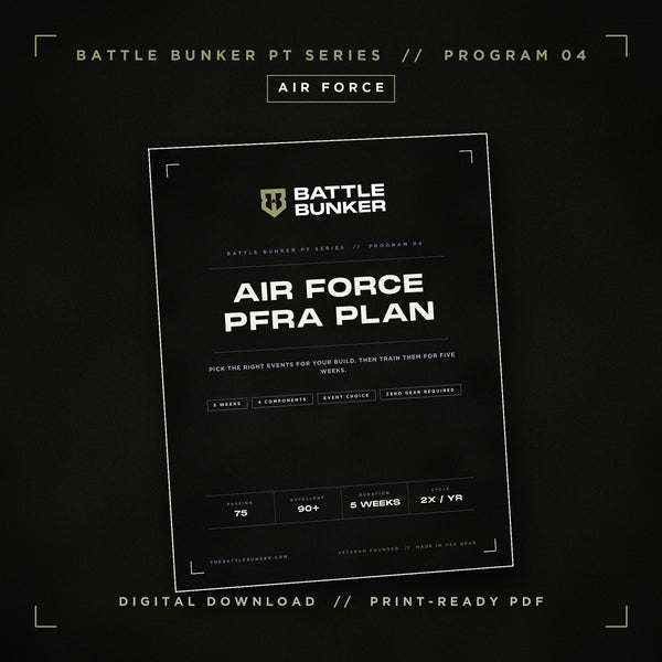 Air Force PFRA Plan cover