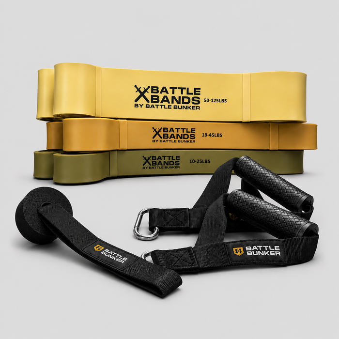 Battle Bands Complete Kit - 3 Pack Battle Bands + Handles + Anchor