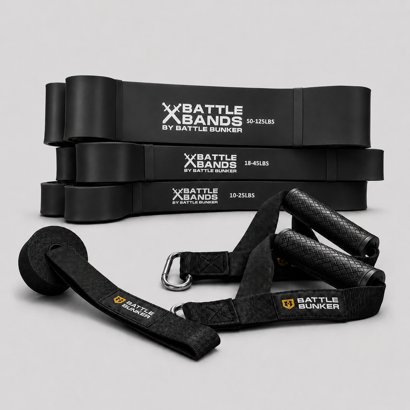 Battle Bands Complete Kit - 3 Pack Battle Bands + Handles + Anchor