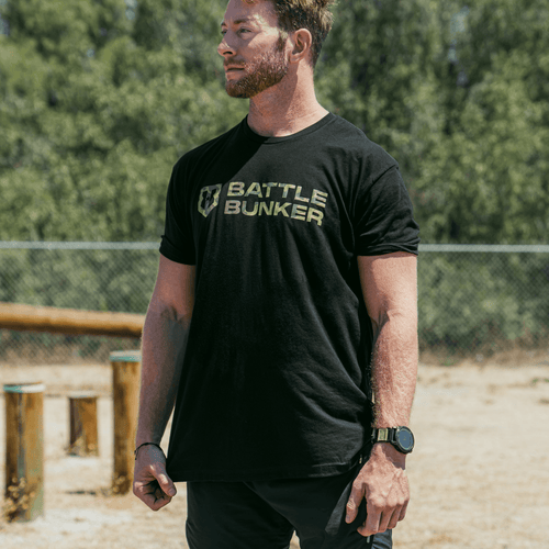 Battle Bunker Camo Logo Tee | Battle Bunker