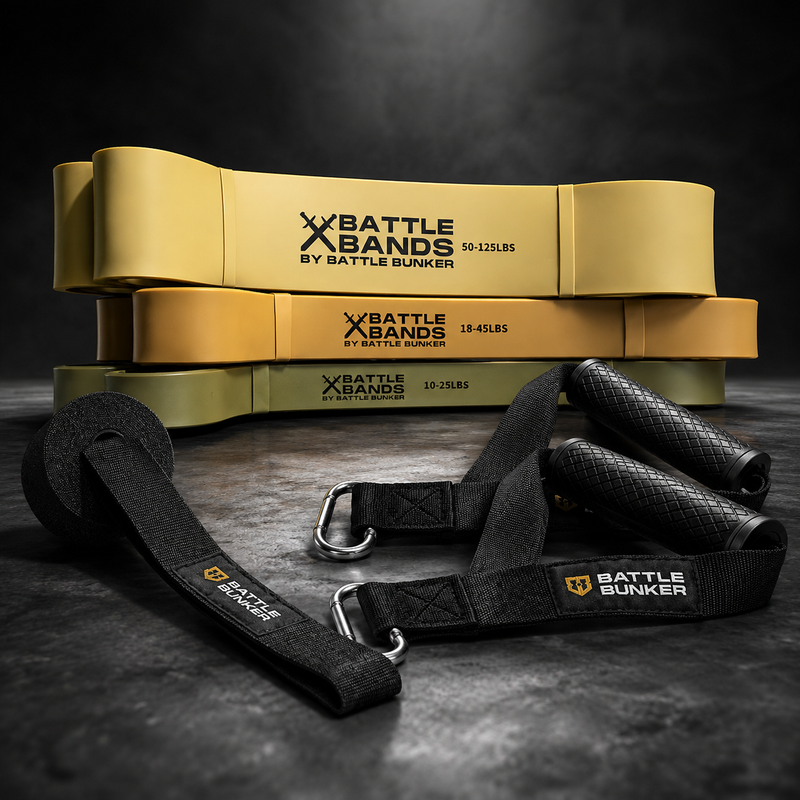 Battle Bands Complete Kit - 3 Pack Battle Bands + Handles + Anchor